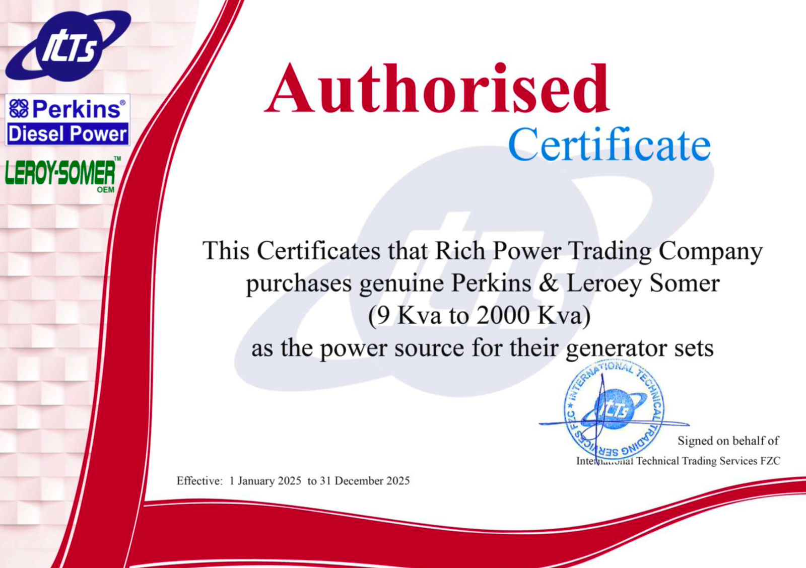 Authorized Certification